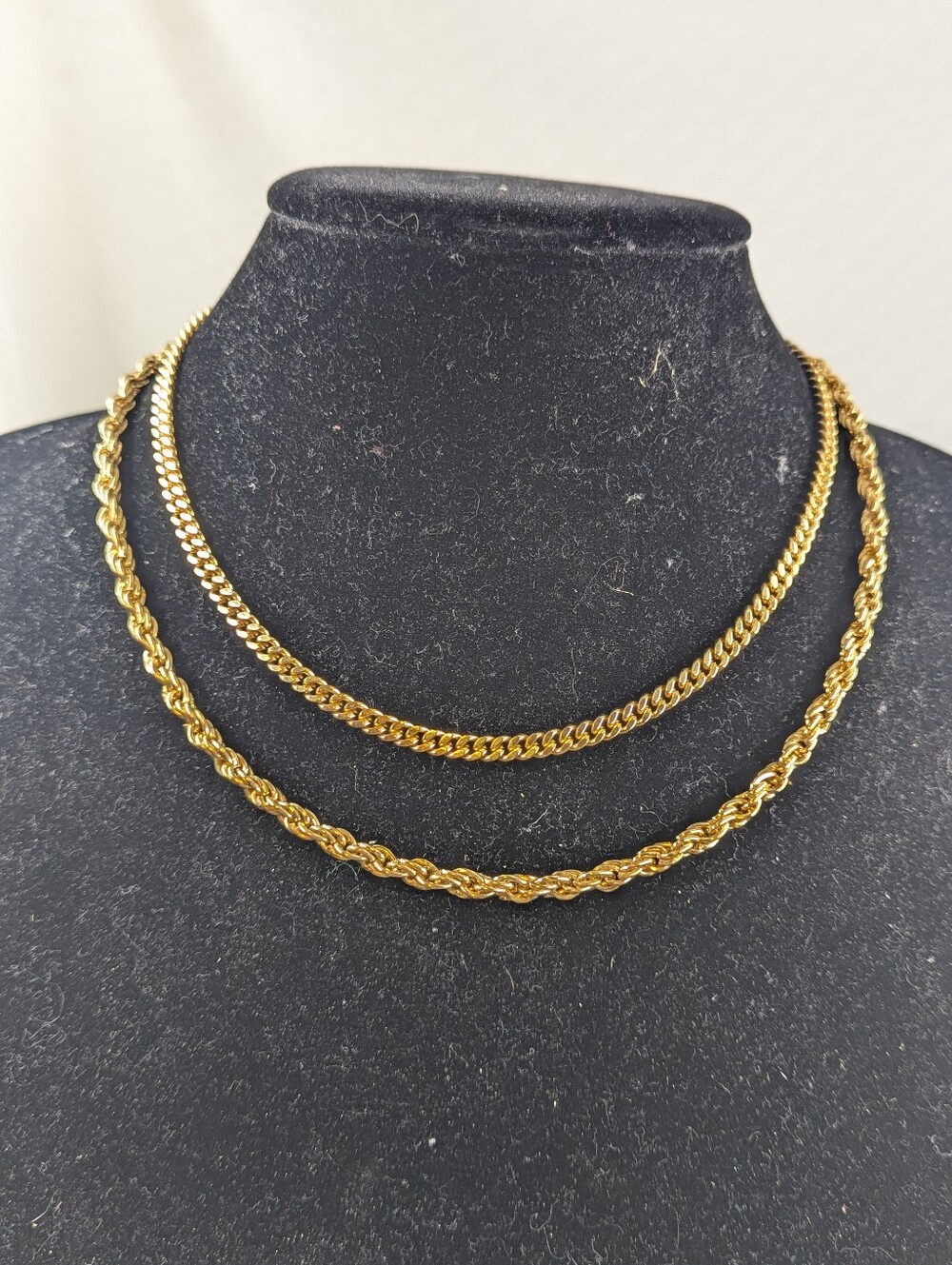 Vintage Gold Twisted Rope Chain Necklace - Monet - Classic Estate Jewelry